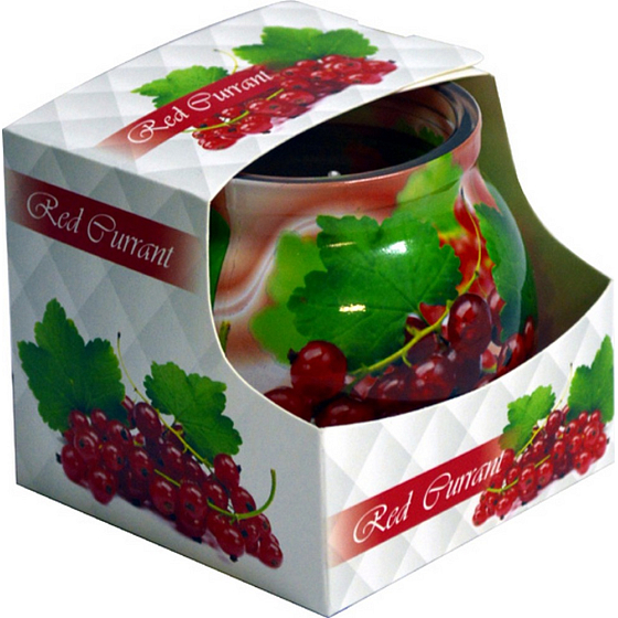 Admit Red Currant - Červené ríbezle dekoratívne aromatická sviečka v skle 80 g
