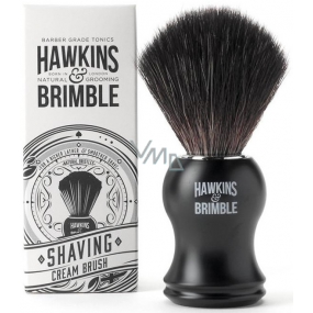 Hawkins & Brimble Štetka na holenie so syntetickými štetinami čierna 10,5 cm