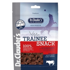 Dr. Clauders Trainee Hovädzie sušené kostičky doplnkové krmivo 100% mäsa pre psov 80 g