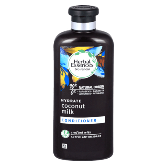 Herbal Essences Hydrate Coconut Milk Kondicionér s kokosovým mliekom, pre lesklé a hydratované vlasy, bez parabénov 360 ml