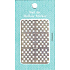 Nail Accessory Hollow Sticker šablónky na nechty viacfarebné štvorčeky 1 hárok 129