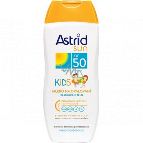 Astrid Sun Kids OF50 mlieko na opaľovanie 200 ml