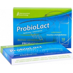 Favea ProbioLact Probiotiká s vitamínom C výživový doplnok 10 kapsúl