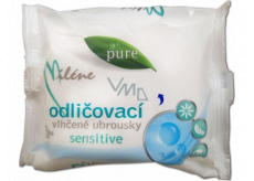 Miléne Pure Sensitive odličovacie vlhčené obrúsky 25 kusov