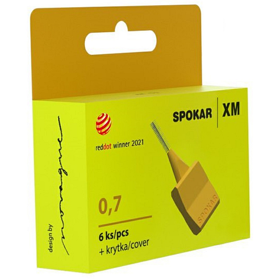 Spokar XM 0,7 mm medzizubné kefky 6 kusov