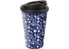 Albi Luxusný termohrnček Modrý vzor 350 ml