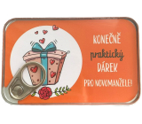 Albi Plechové vrecko na peniaze Konečne praktický darček pre novomanželov! 11 x 7 cm