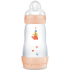 Mam Anti-Colic fľaša na kŕmenie, silikónový mäkký cumlík so stredným prietokom 2+ mesiace Ružová 260 ml