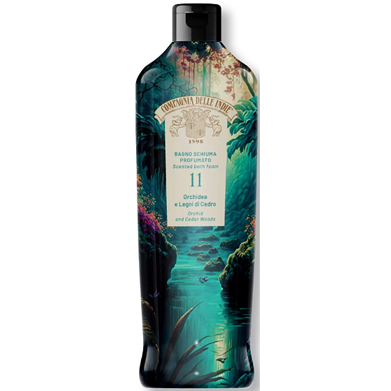 Compagnia Delle Indie 11 Orchidea a cédrové drevo parfumovaná pena do kúpeľa 500 ml