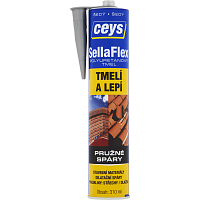 Ceys SellaFlex polyuretanová tmel pre pohyblivé špáry, šedý, 310 ml