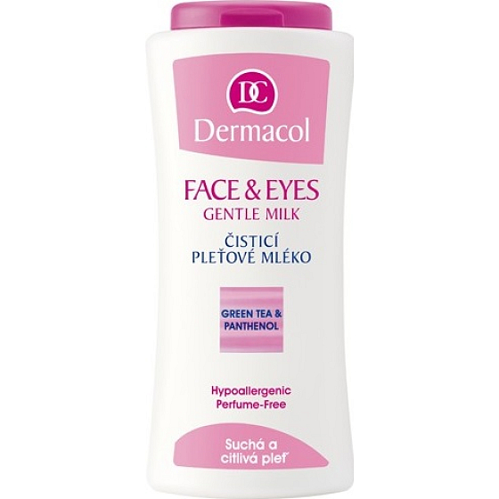 Dermacol Face & Eyes Gentle milk Čistiace pleťové mlieko 200 ml