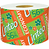 Linteo Economy toaletný papier 2vrstvový role 448 útržkov, 56 metrov, 1 rola