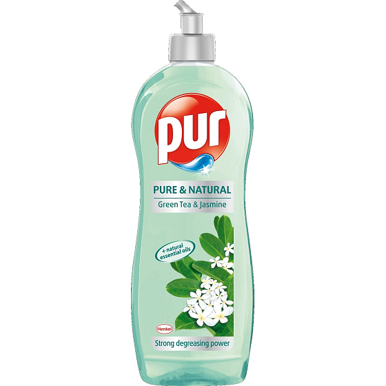 Pur Pure & Natural Green Tea & Jasmine prostriedok na umývanie riadu 750 ml