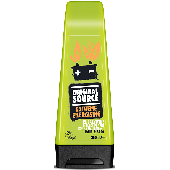 Original Source Eukalyptus a Čierne korenie 2v1 sprchový gél a šampón pre mužov 250 ml