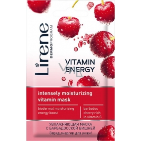 Lirene Vitamín Energy hydratačná vitamínová pleťová maska 8 ml