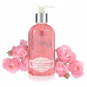 Jeanne en Provence Rose Envoutante - Podmanivá ruža tekuté mydlo dávkovač 300 ml