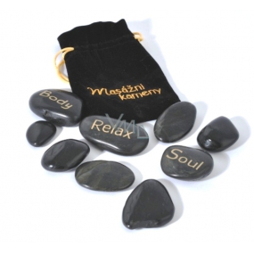 Albi Masážne kamene Relaxačné 9 kusov