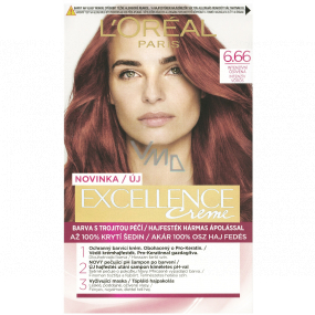 Loreal Paris Excellence Creme farba na vlasy 6.66 Intenzívna červená