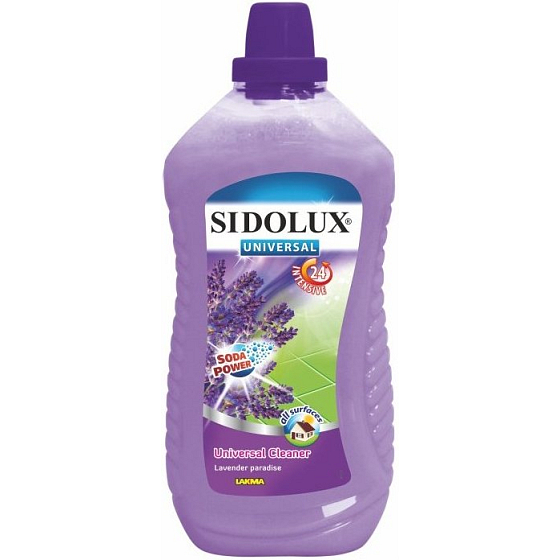 Sidolux Universal Soda Levanduľový raj umývací prostriedok na všetky umývateľné povrchy a podlahy 1 l