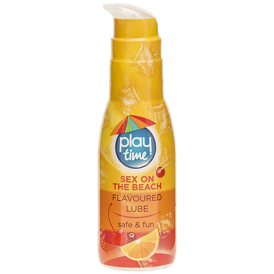 Play Time Sex on The Beach Flavoured Lube lubrikačný gél na vodnej báze 75 ml