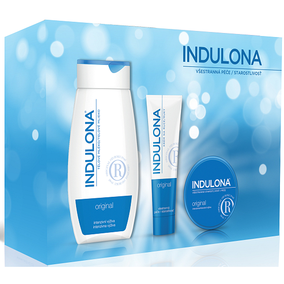 Indulona Original krém na ruky tuba 85 ml + telové mlieko 250 ml + univerzálny krém 75 ml, kozmetická sada