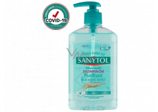 SANYTOL Purifiant dezinfekčné mydlo na ruky 250 ml s dávkovačom