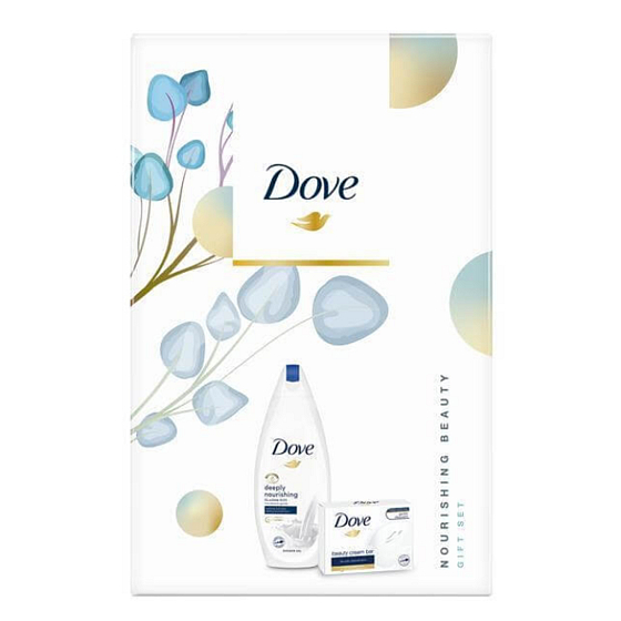 Dove Nourishing Deeply sprchový gél 250 ml + Original toaletné mydlo 100 g, kozmetická sada