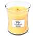 Woodwick Honeysuckle - Zimolez a Jazmín vonná sviečka s dreveným knôtom a viečkom sklo stredná 275 g