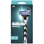 Gillette Mach3 holiaci strojček + náhradné hlavice 2 kusy pre mužov