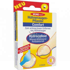 WUNDmed Comfort Hydrocolloid náplasť na pľuzgiere 6 kusov