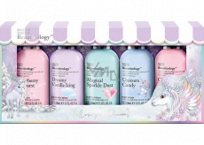 Baylis & Harding Beauticology Unicorn umývací gél 100 ml + sprchový krém 100 ml + sprchový gél 100 ml + telové mlieko 100 ml + krém na ruky 100 ml, kozmetická sada pre deti