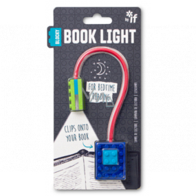 Ak Blocky Book Light Lampa na čítanie kníh Modrá 1 kus