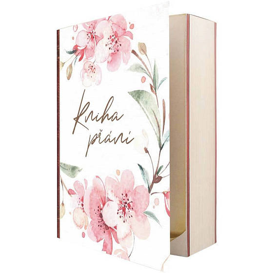 Bohemia Gifts Wish Book sprchový gél 250 ml + olej do kúpeľa 250 ml, knižná kozmetická sada pre ženy