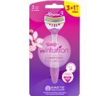 Wilkinson Xtreme 3 My Intuition Comfort Cherry Blossom holiaci strojček pre ženy 4 ks