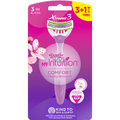Wilkinson Xtreme 3 My Intuition Comfort Cherry Blossom holiaci strojček pre ženy 4 ks