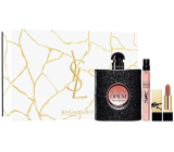Yves Saint Laurent Opium Black parfémovaná voda 90 ml + parfémovaná voda 10 ml + mini rtěnka, dárková sada pro ženy