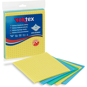 Vektex hubová utierka 15,5 x 17,5 cm 5 kusov