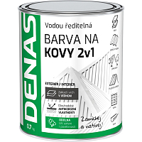 DENAS FARBA NA KOVY 2v1 antikorózna rýchloschnúca farba, 0230 hnedá, 700 g