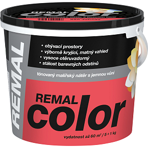 REMAL Color maliarska farba na stenu 890 jahoda, 5 + 1 kg