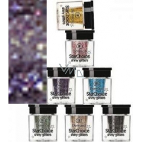 Dermacol Star Choice Shiny Glitters Trblietky na oči Odtieň 4 fialová 2 g