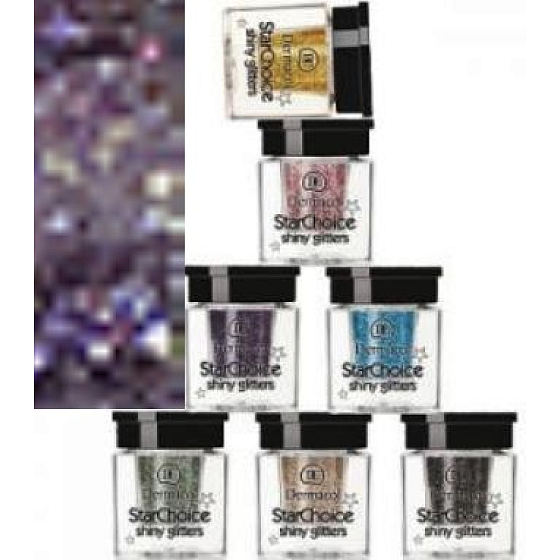 Dermacol Star Choice Shiny Glitters Trblietky na oči Odtieň 4 fialová 2 g