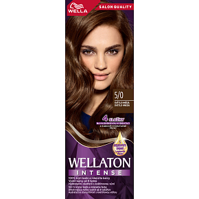 Wella farba na vlasy Wellaton Intense 5/0 svetlá hnedá, 110 ml