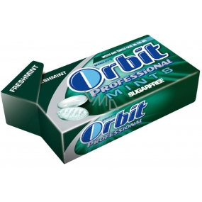 Wrigleys Orbit Professional Mints Freshmint cukríky bez cukru 18 g