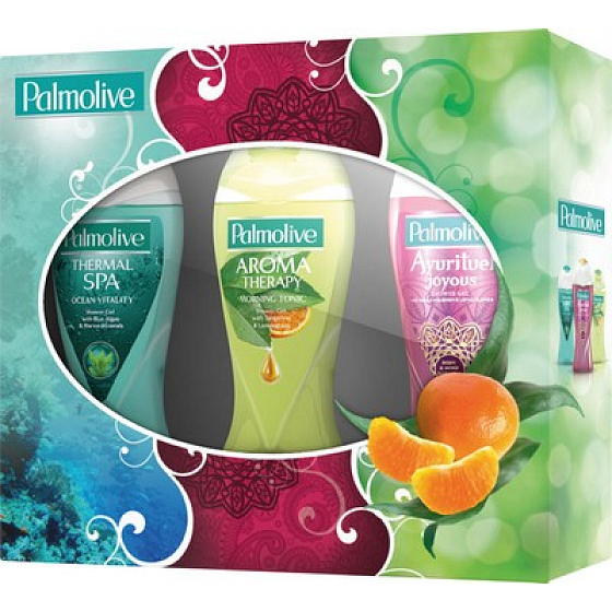 Palmolive Chvíle relaxácie SG 250 ml + sprchový gél 250 ml + SG 250 ml, kozmetická sada