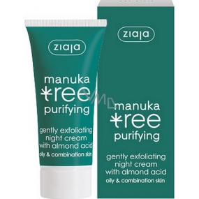 Ziaja Manuka Tree Purifying jemne exfoliačný nočný krém 50 ml