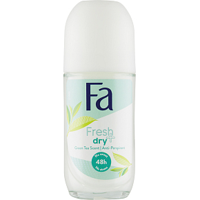 Fa guľkový antiperspirant Fresh+Dry Green Tea, 50 ml