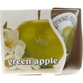 MaP Green Apple aromatická sviečka v skle 80 g