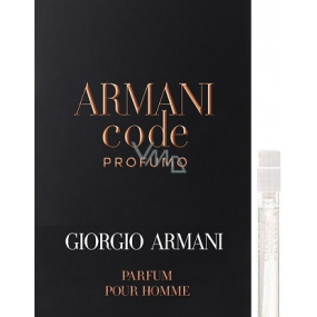 Giorgio Armani Code Profumo toaletná voda pre mužov 1,2 ml s rozprašovačom, vialka