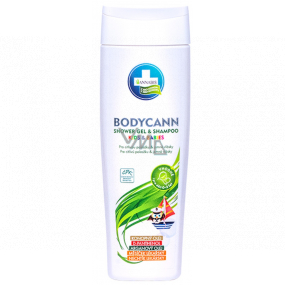 Annabis Bodycann Kids & Babies 2v1 prírodný šampón a sprchový gél pre deti 250 ml