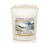 Yankee Candle Baby Powder - Detský púder vonná sviečka votívny 49 g